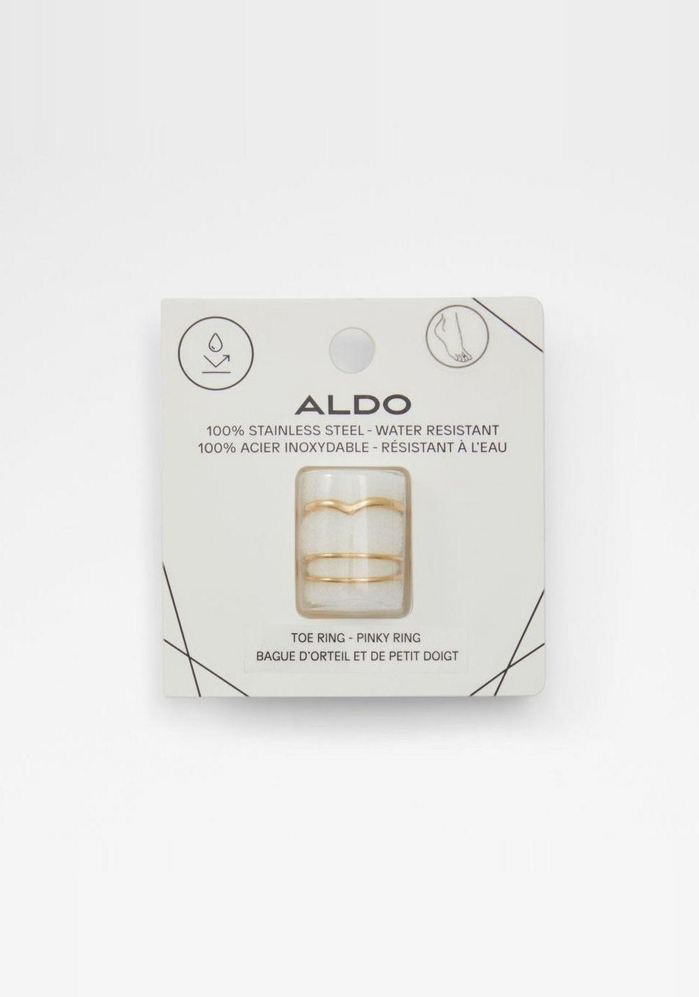 Conjunto de Anillos Multipack en Tono Dorado de Ardgowan Aldo