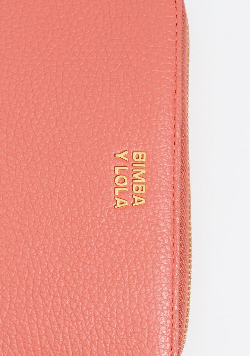 Billetera Horizontal Mediana Efecto Piel Bimba y Lola