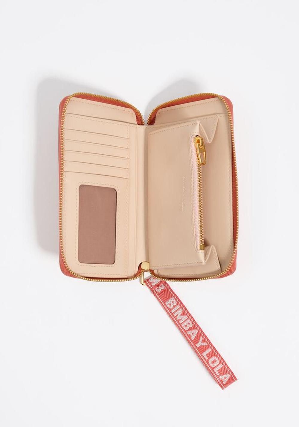 Billetera Horizontal Mediana Efecto Piel Bimba y Lola