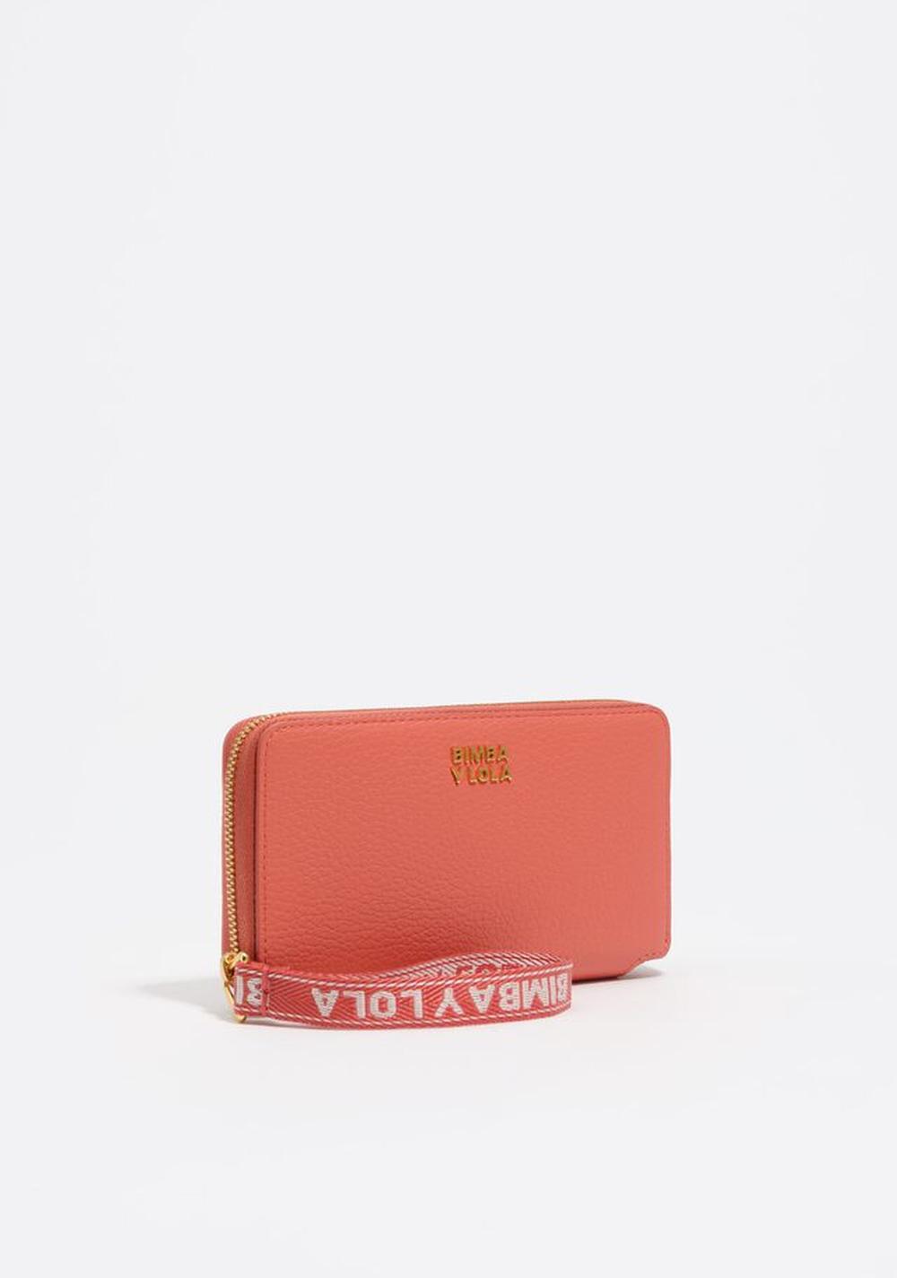 Billetera Horizontal Mediana Efecto Piel Bimba y Lola