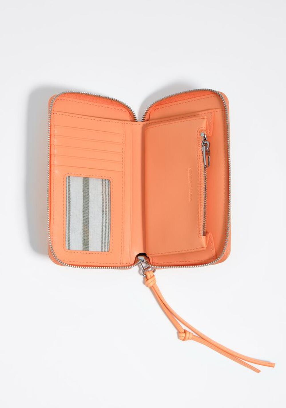 Billetera Horizontal Mediana Efecto Piel Palms Bimba y Lola