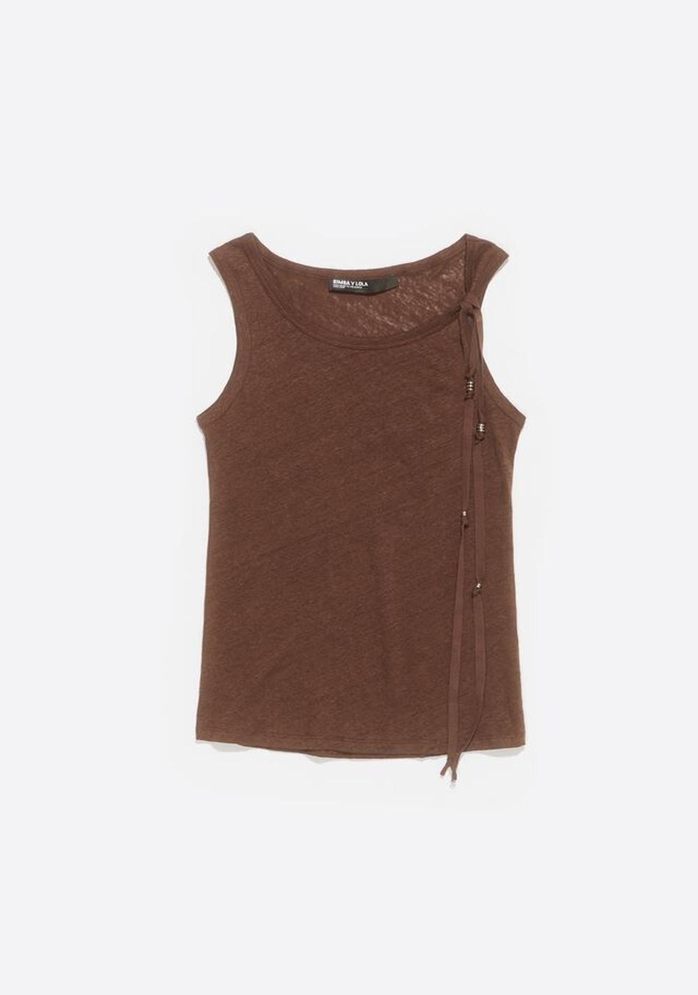 Camiseta Fluida Lino Bimba y Lola