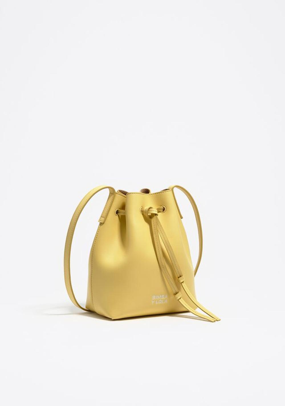 Cartera Bucket Carlino Pequeño Efecto Piel Bimba y Lola