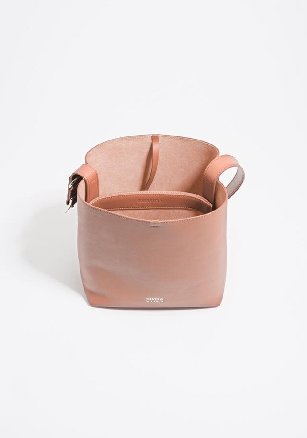 Cartera Carlino Mediana Efecto Piel Bimba y Lola