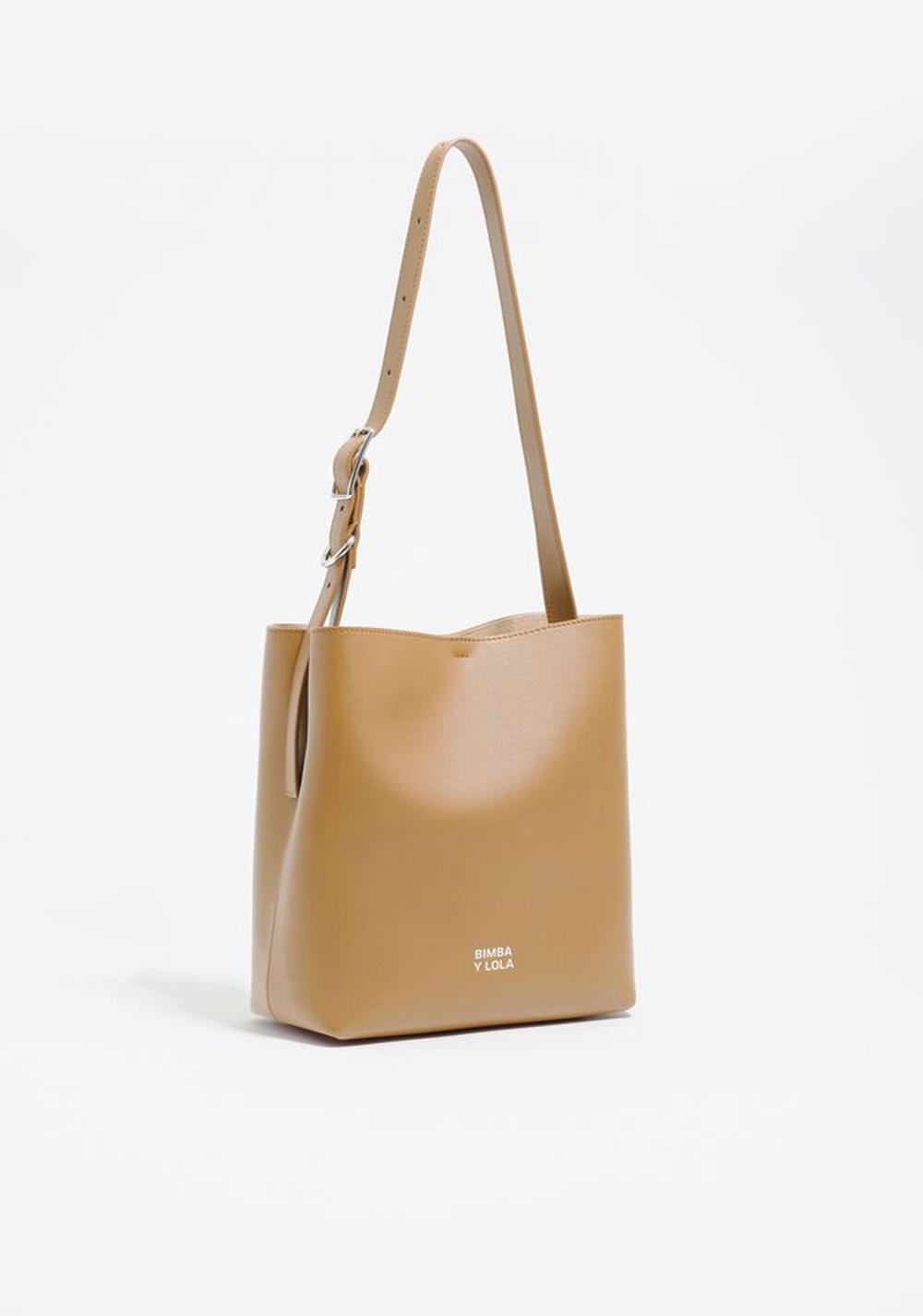 Cartera Carlino Mediana Efecto Piel Bimba y Lola