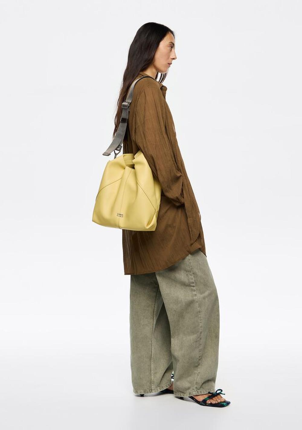Cartera Paper Mediano Efecto Piel Bimba y Lola