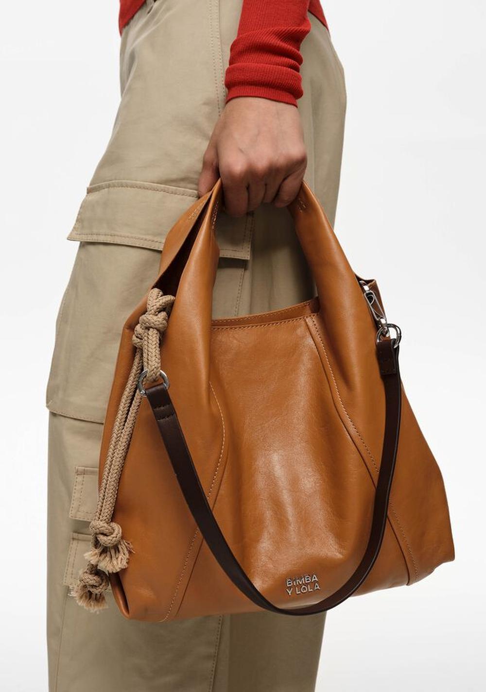 Cartera Paper Mediano Efecto Piel Bimba y Lola