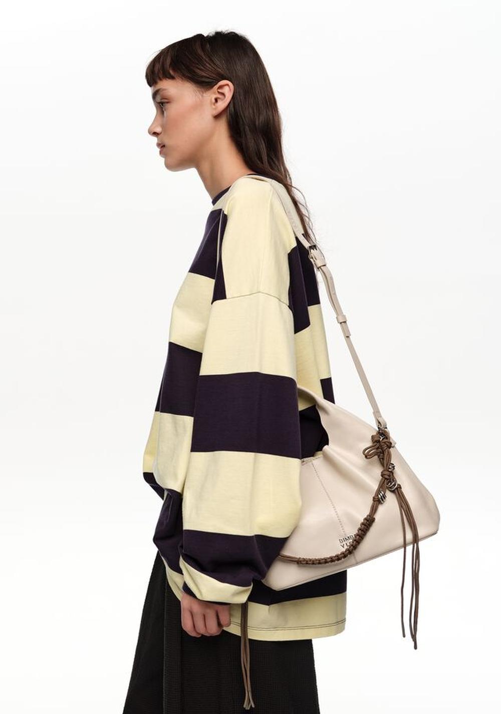Cartera Paper Pequeño Efecto Piel Asa Trenzada Bimba y Lola