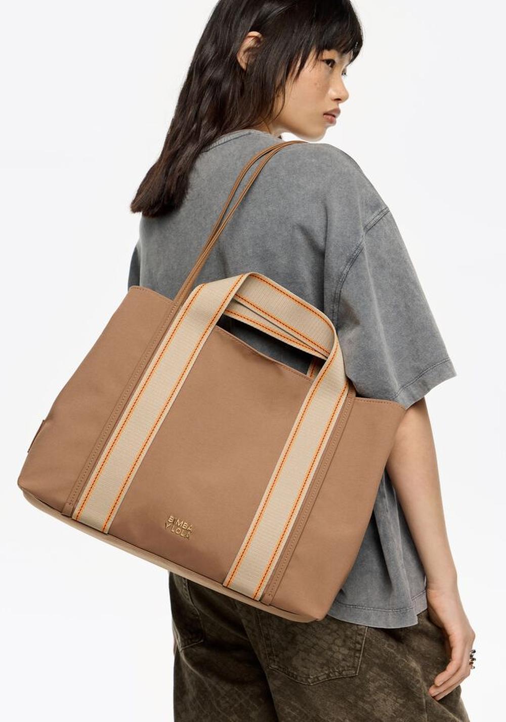 Cartera Shopper Chihuahua Grande Gabardina Bimba y Lola