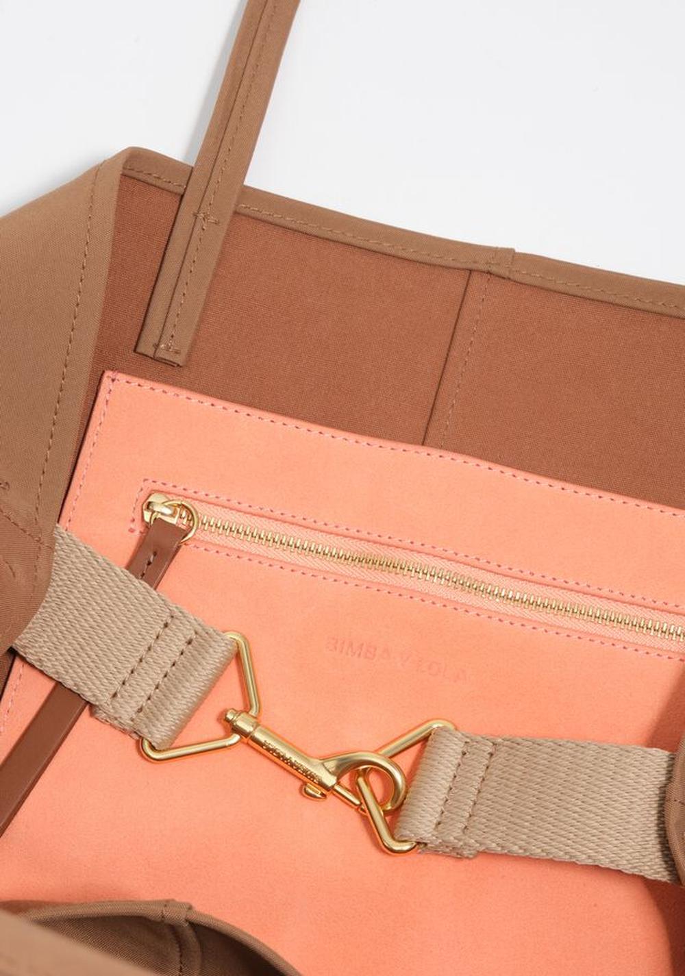 Cartera Shopper Grande Gabardina Bimba y Lola