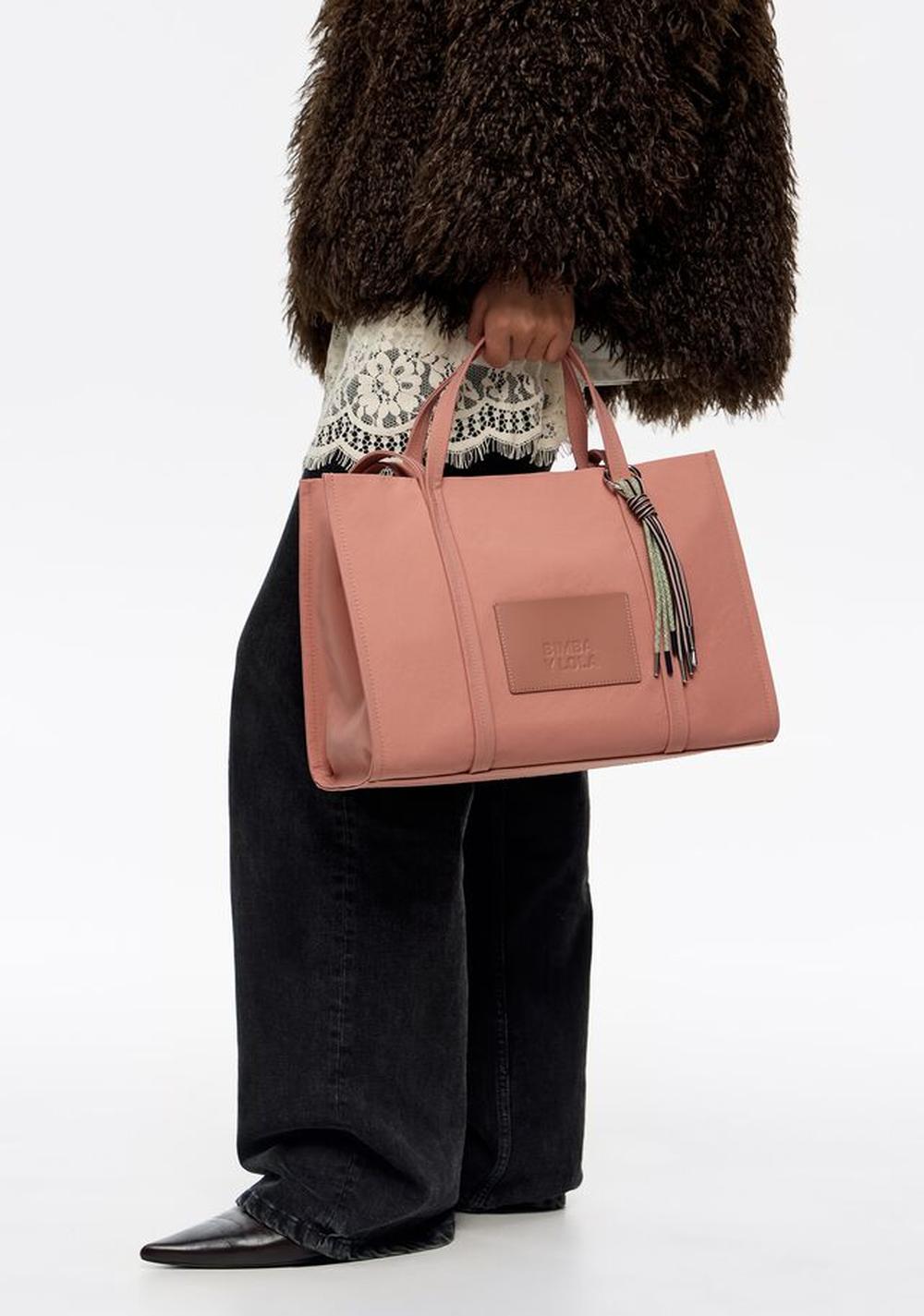Cartera Shopper Grande Nylon Bimba y Lola