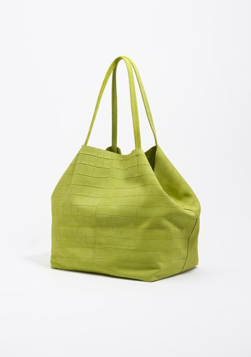 Cartera Shopper Grande Serraje Grabado Cocodrilo Bimba y Lola