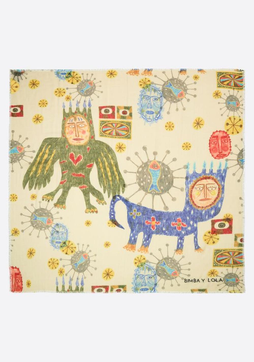 Chal Lana Print Mask Bimba y Lola