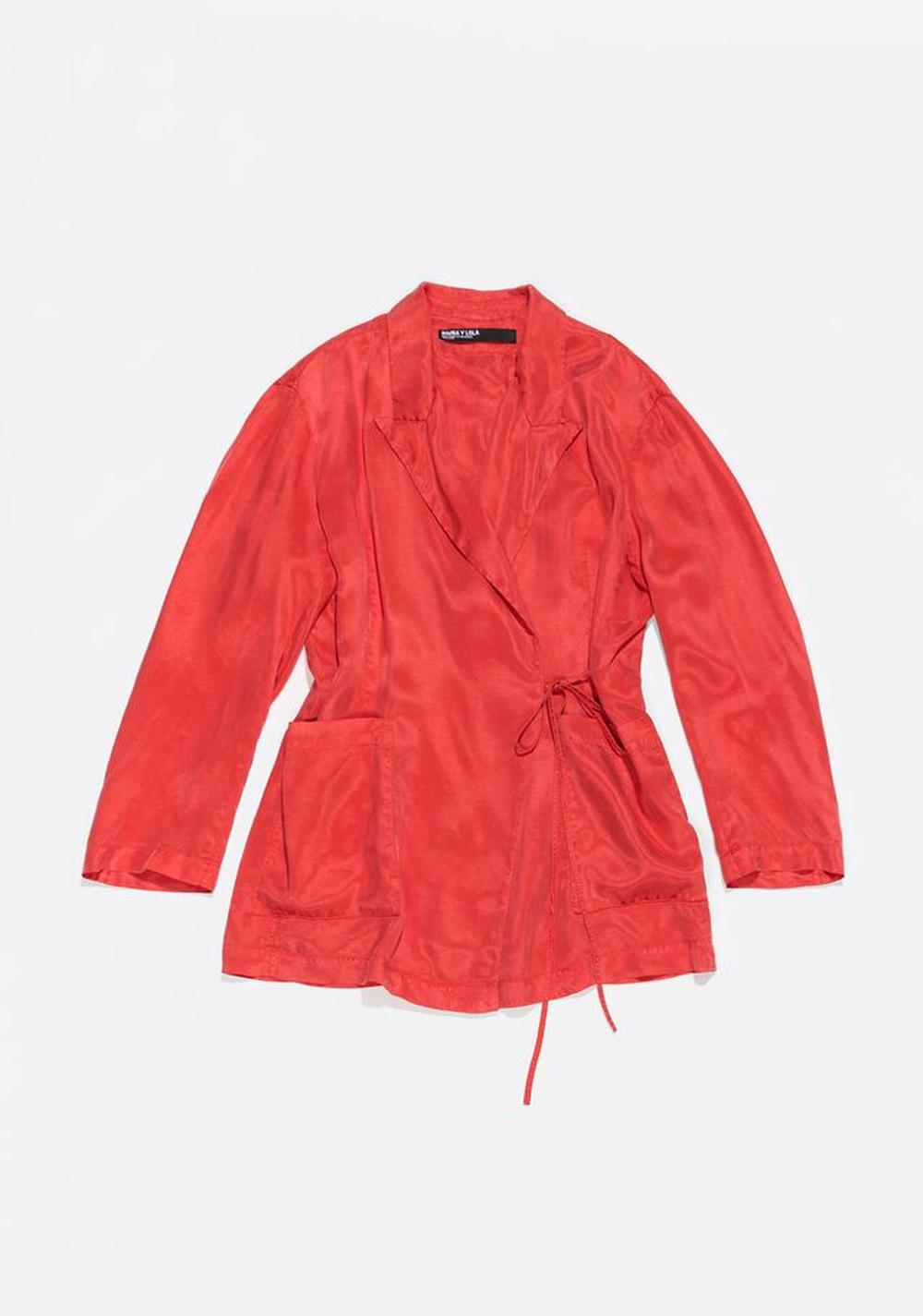 Chaqueta Fluida Cruzada Bimba y Lola