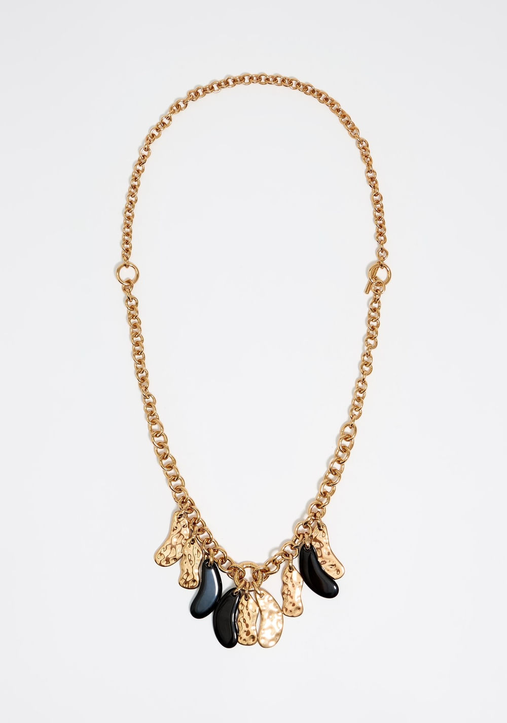 Collar Cadena y Pétalos Textura Bimba y Lola