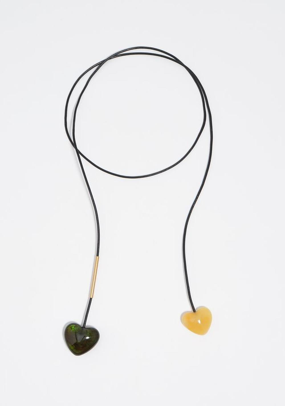 Collar con Forma con de Corazónes Resina Bimba y Lola