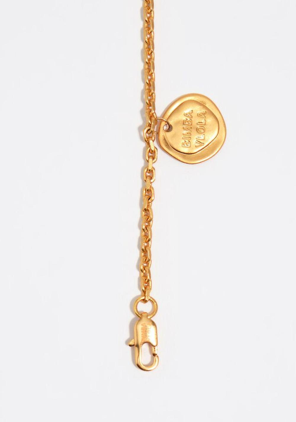 Collar Siluetas Metal Bicolor Bimba y Lola