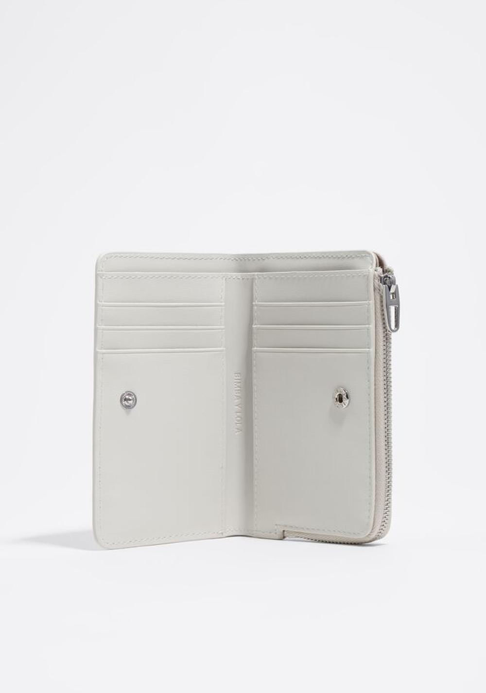 Monedero Efecto Piel Grabado Cocodrilo Bimba y Lola