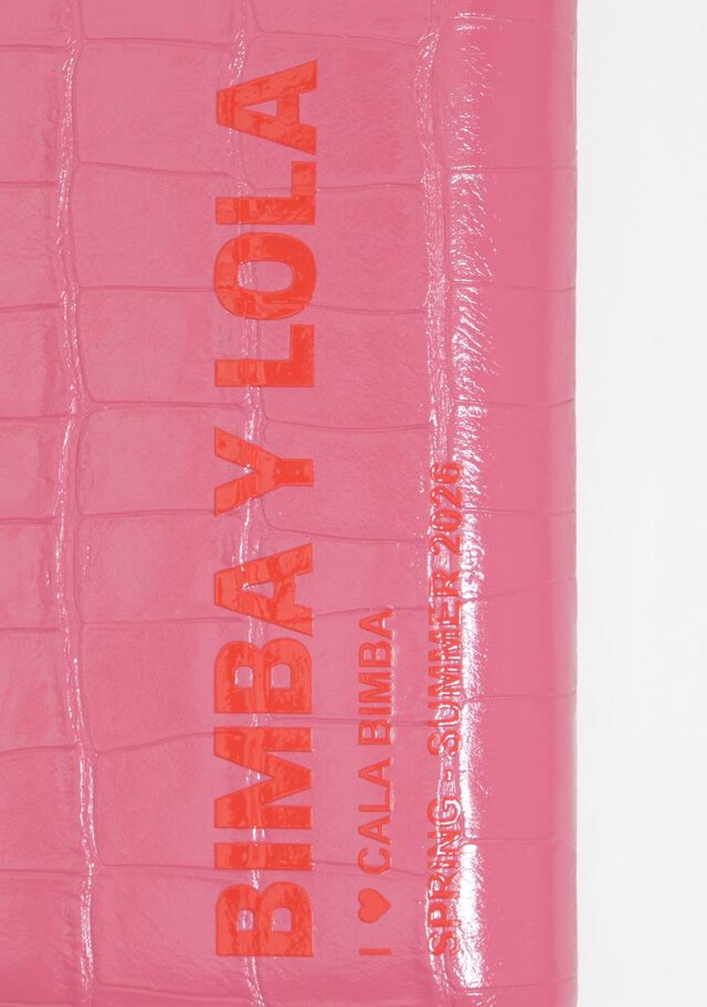 Monedero Efecto Piel Grabado Cocodrilo Bimba y Lola