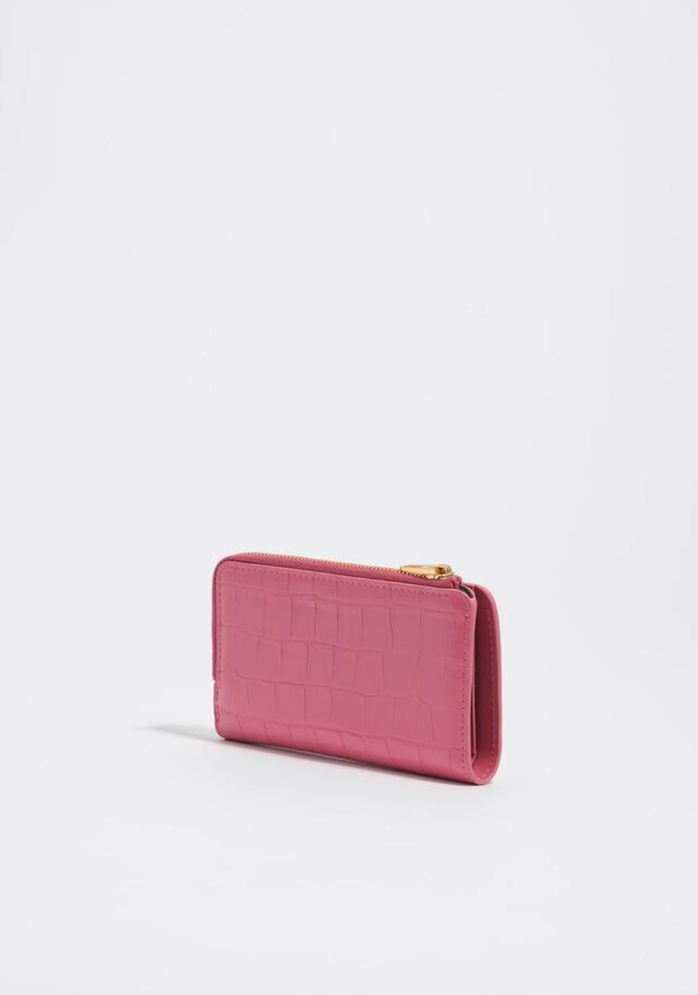 Monedero Efecto Piel Grabado Cocodrilo Bimba y Lola