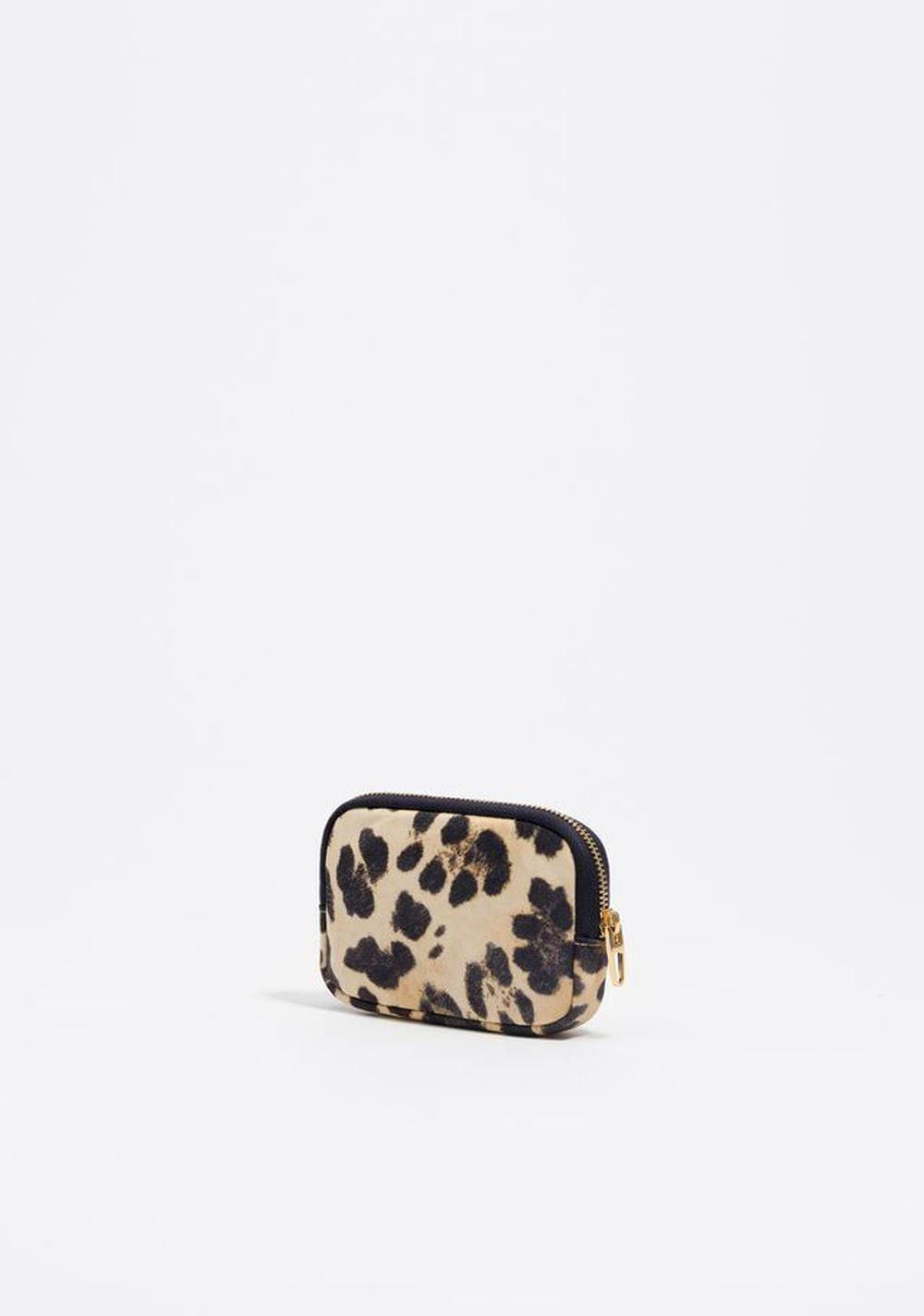 Monedero Nylon Animal Print Natural Bimba y Lola