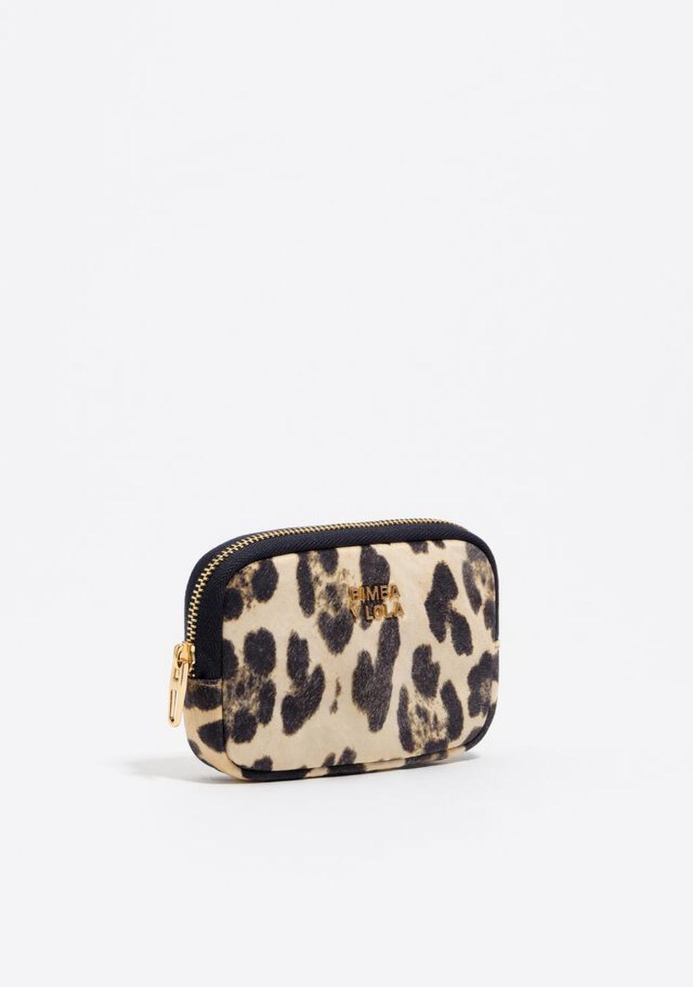 Monedero Nylon Animal Print Natural Bimba y Lola