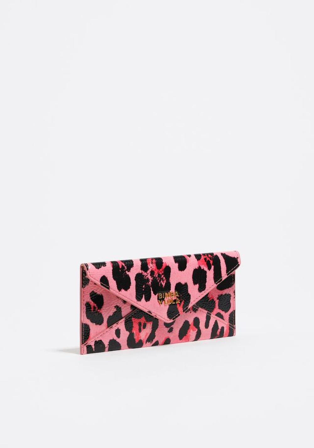 Monedero con Textura Animal Print Bimba y Lola