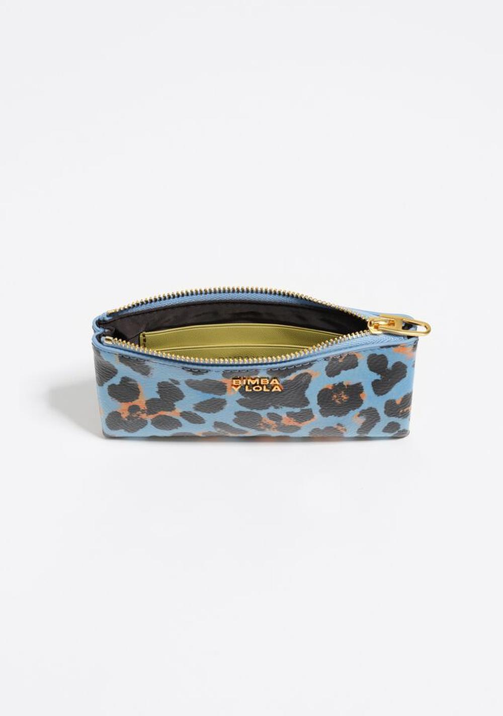 Monedero con Textura Animal Print Bimba y Lola