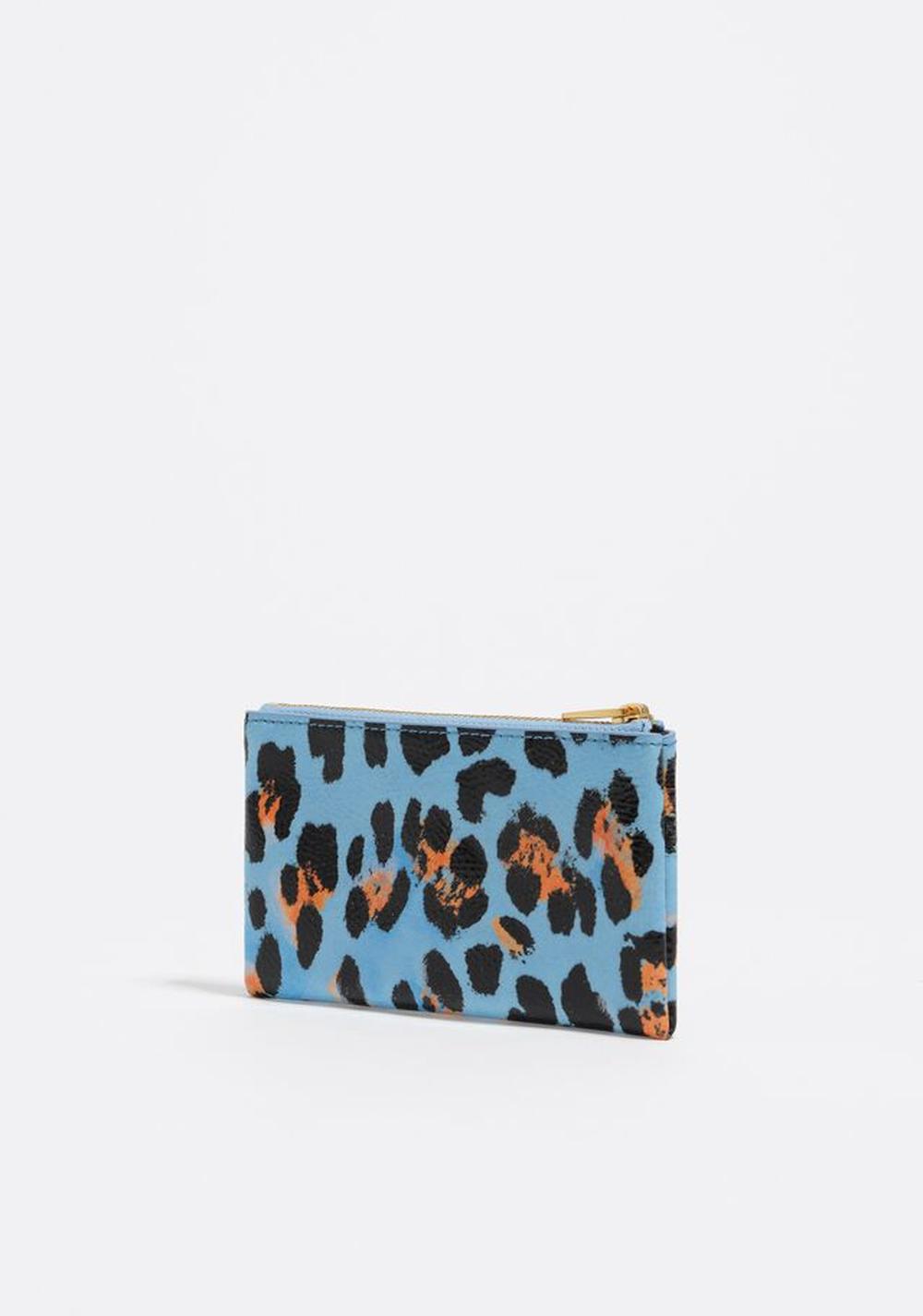 Monedero con Textura Animal Print Bimba y Lola