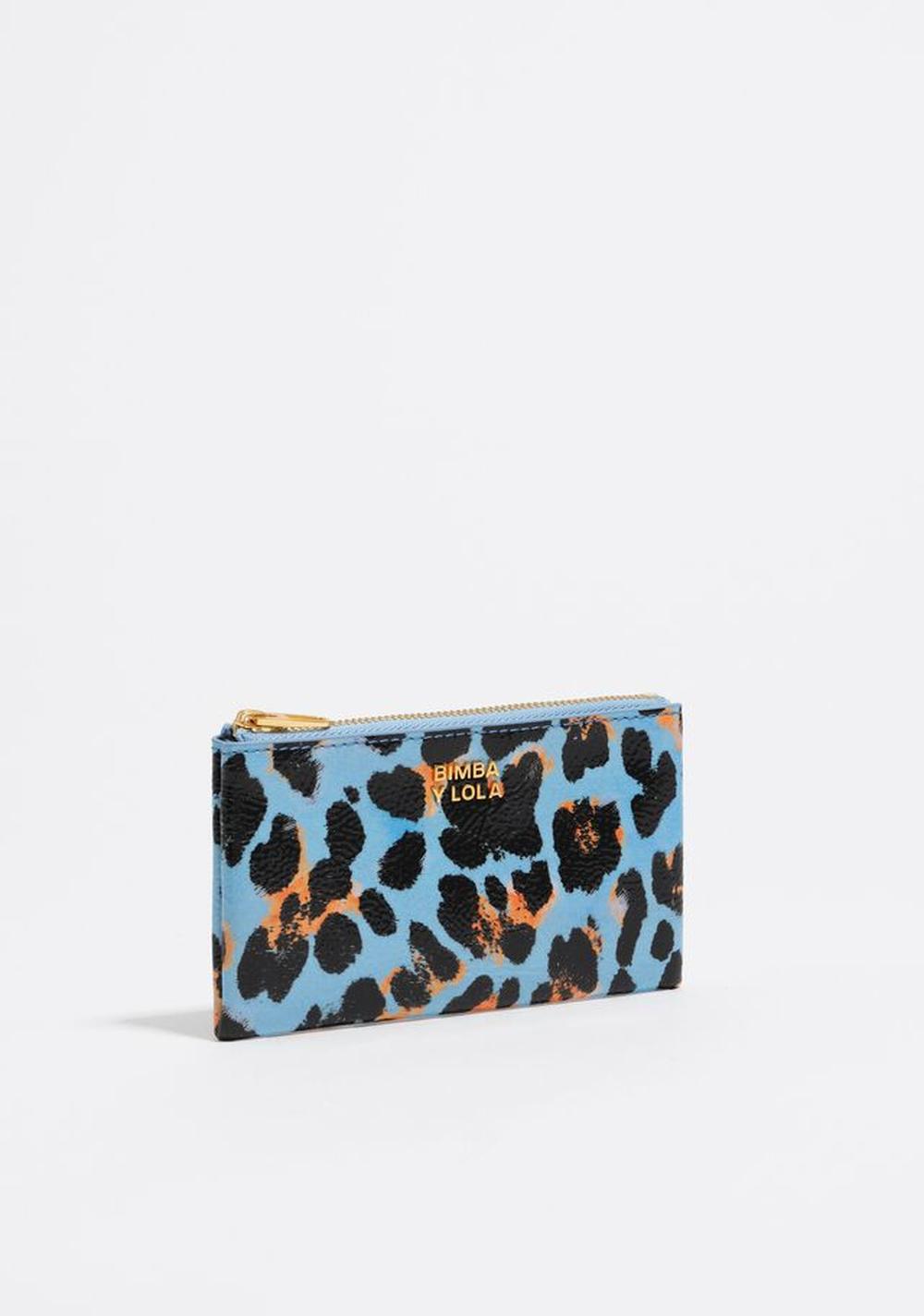 Monedero con Textura Animal Print Bimba y Lola