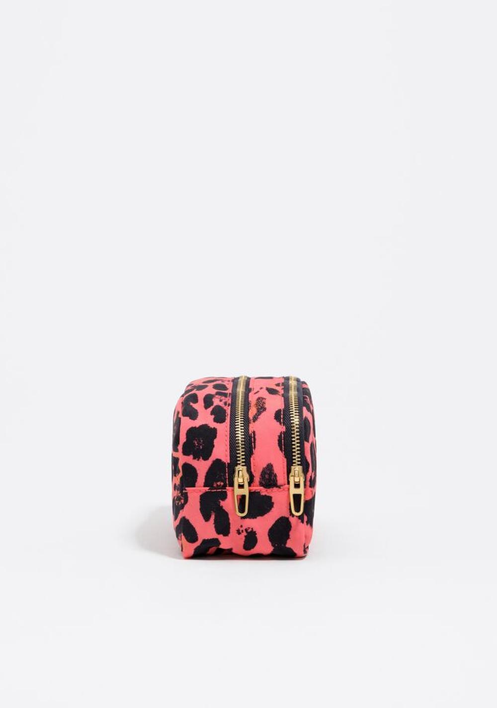 Neceser Doble Mediano Nylon Animal Print Bimba y Lola