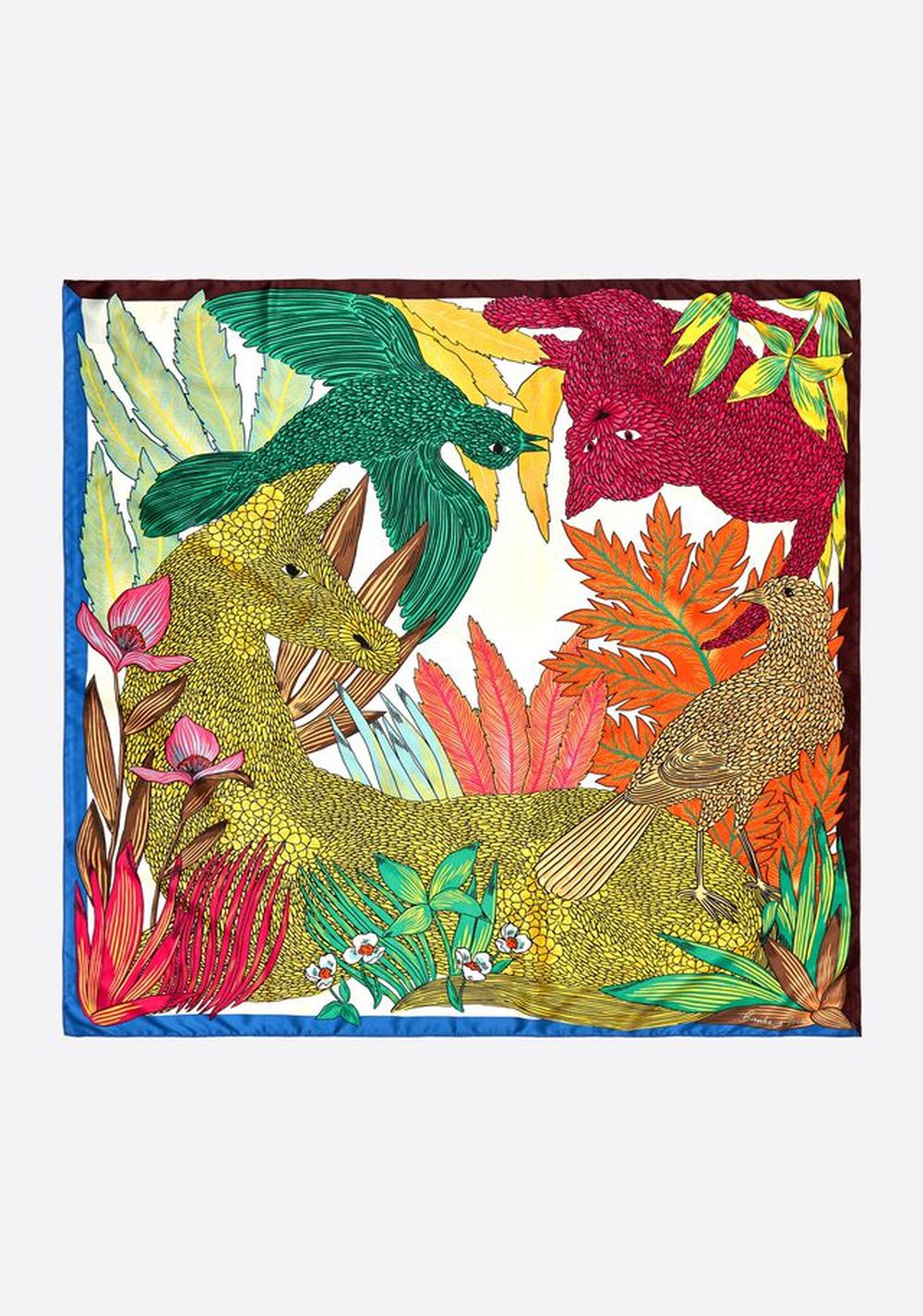Pañuelo Animales y Plantas Tropicales Bimba y Lola
