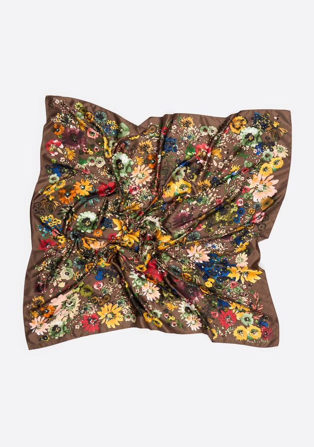 Pañuelo Flores Acuarela Bimba y Lola