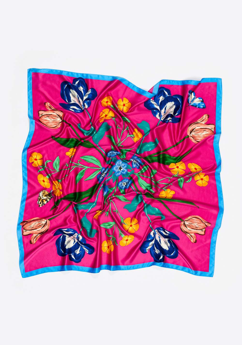 Pañuelo Flores Botánicas Bimba y Lola