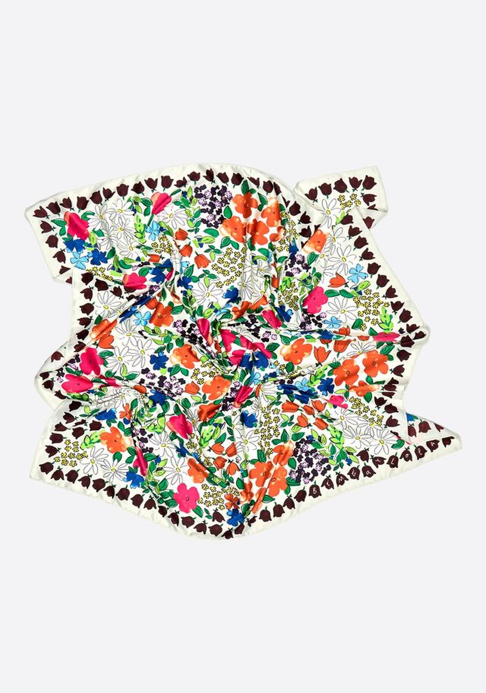 Pañuelo Jardín de Flores Acuarela Bimba y Lola