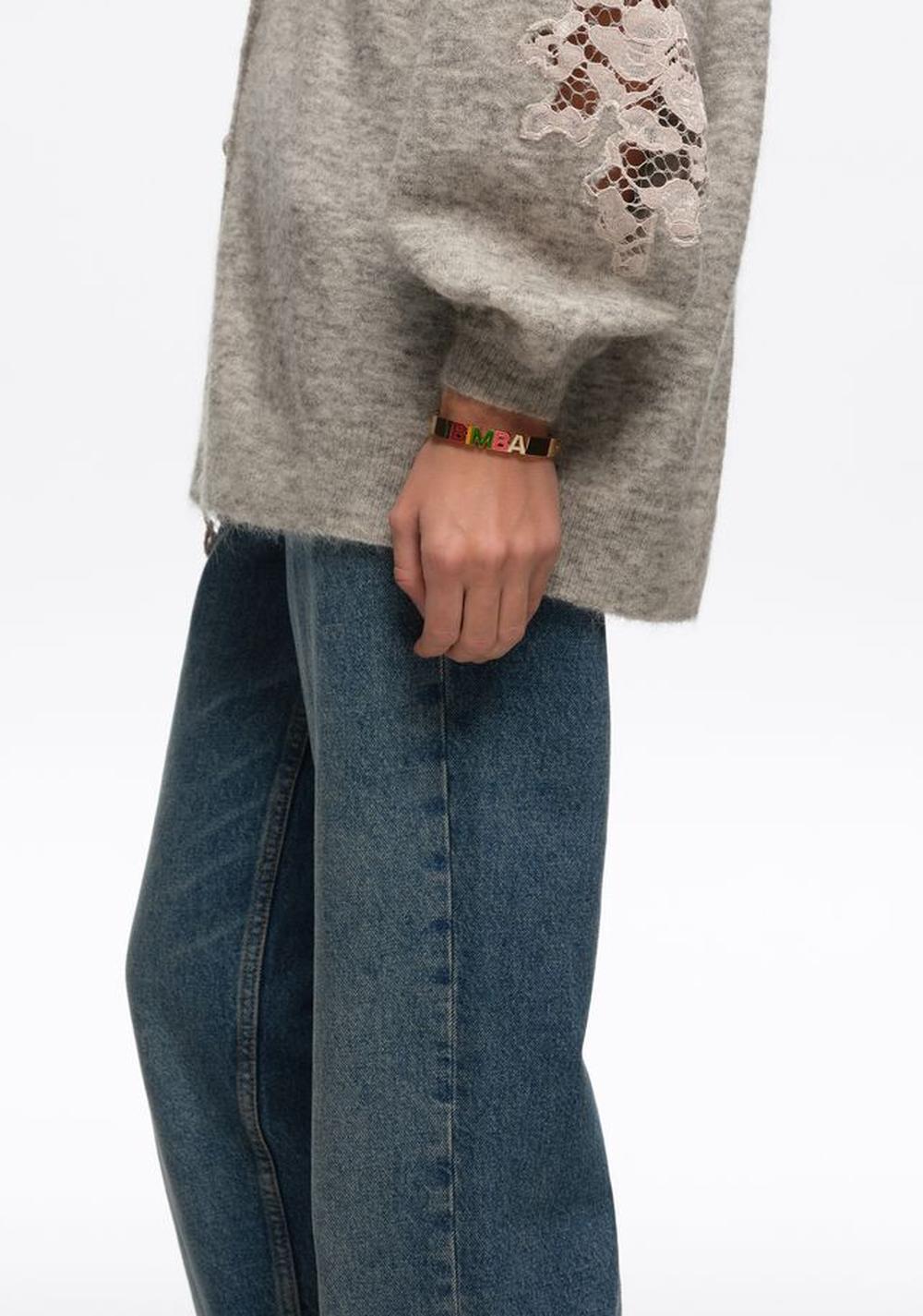 Pulsera Bisagra con Logo Bimba y Lola