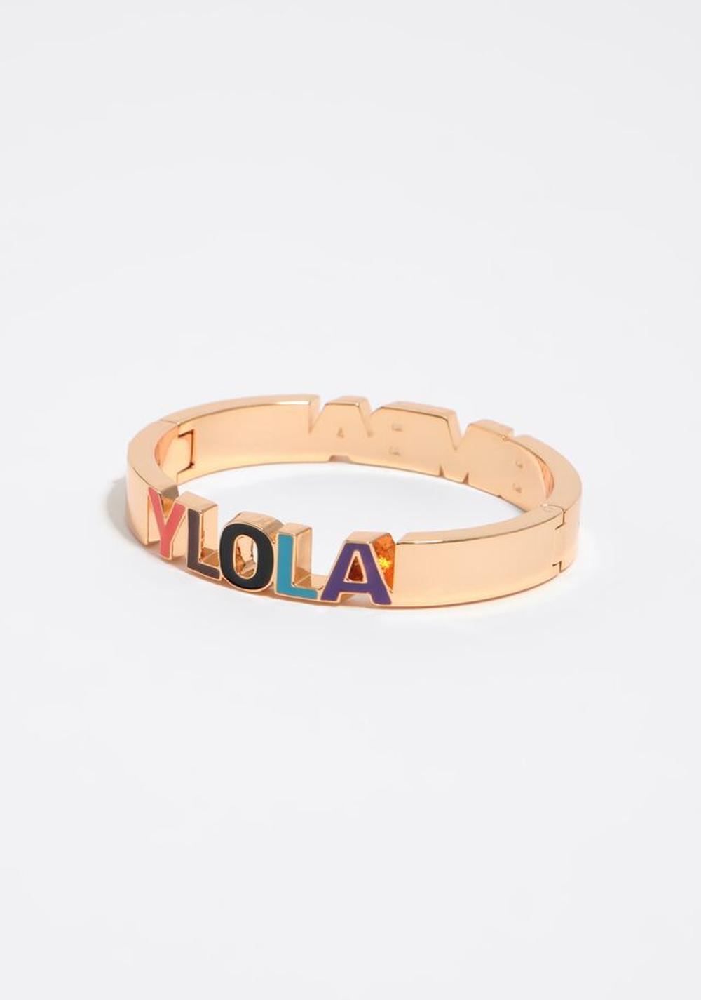 Pulsera Bisagra con Logo Bimba y Lola