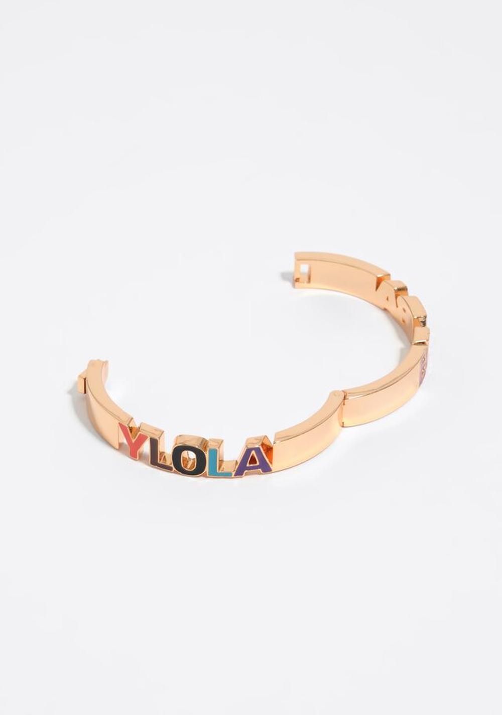 Pulsera Bisagra con Logo Bimba y Lola