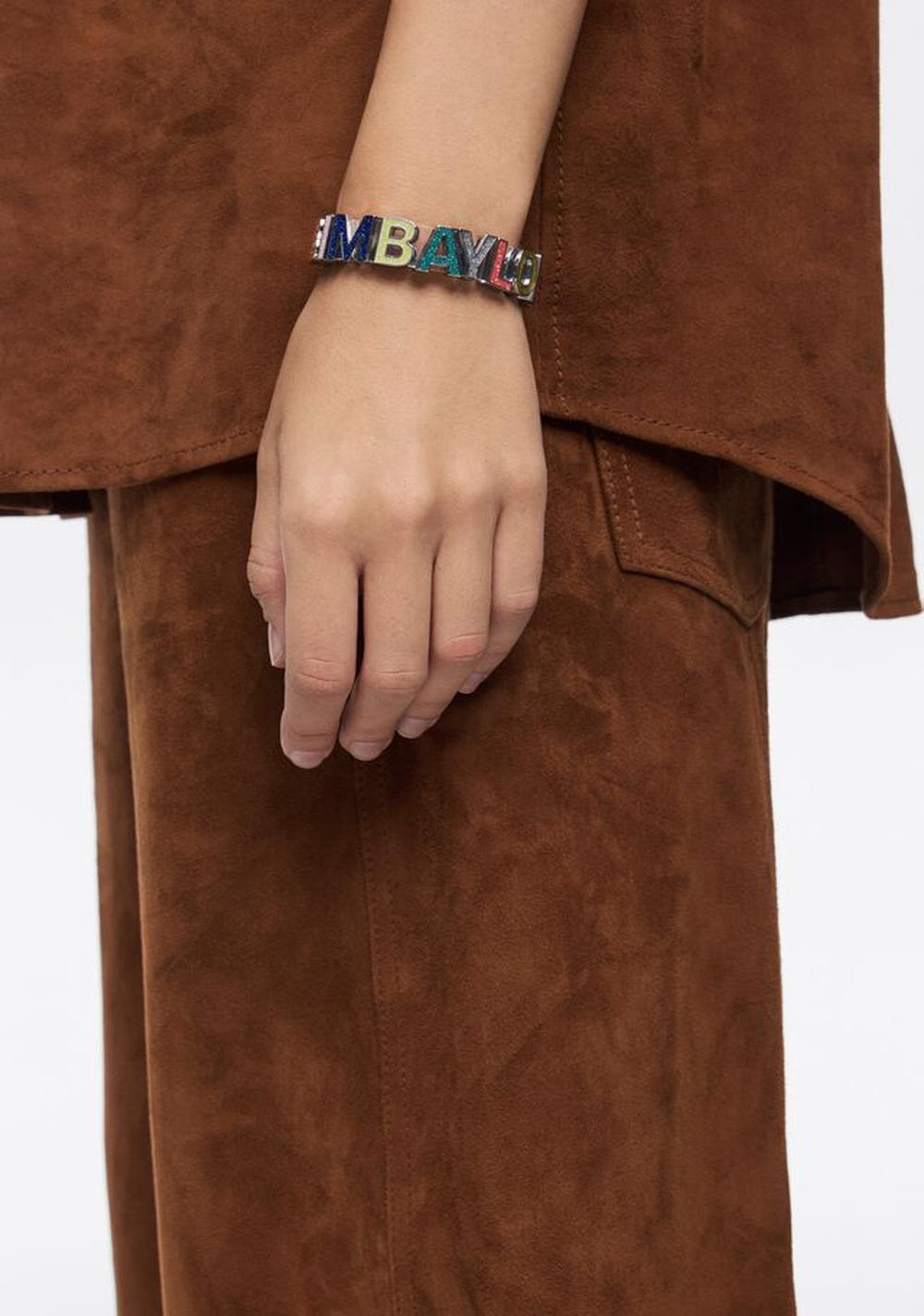 Pulsera Correa con Logo Glitter Bimba y Lola