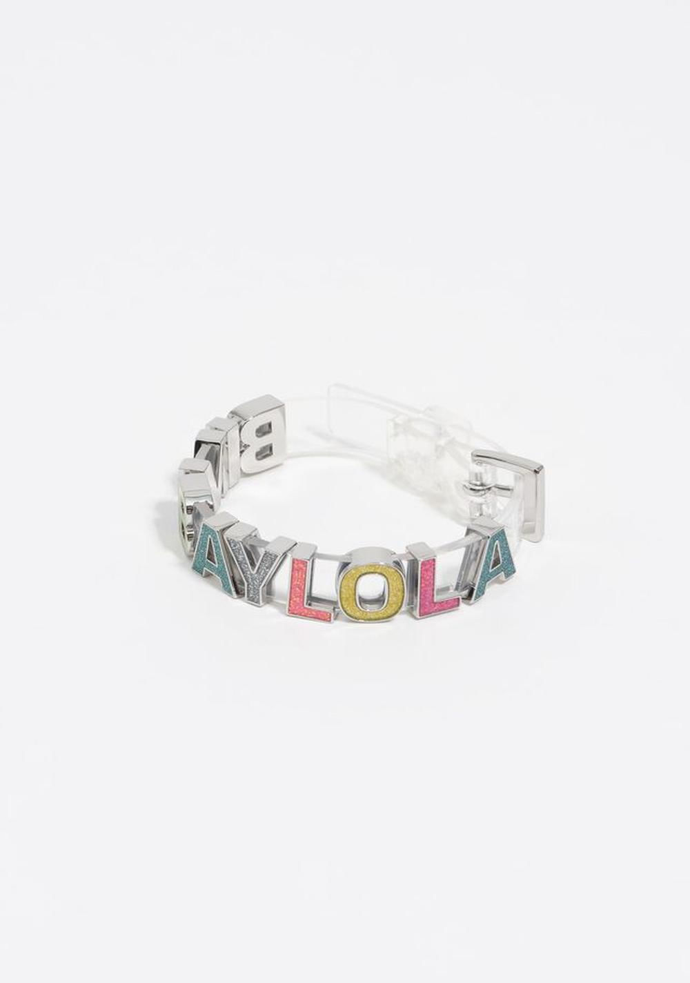 Pulsera Correa con Logo Glitter Bimba y Lola