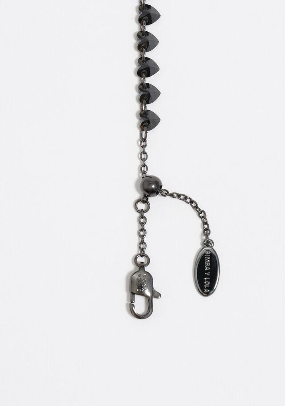 Pulsera con Forma con de Corazónes Cristales Bimba y Lola