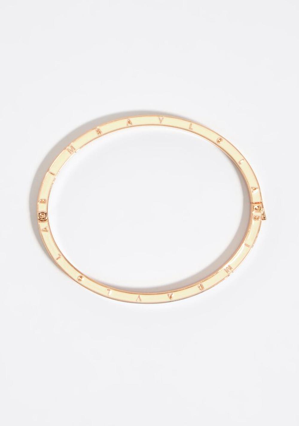Pulsera Rígida con Logo Bimba y Lola