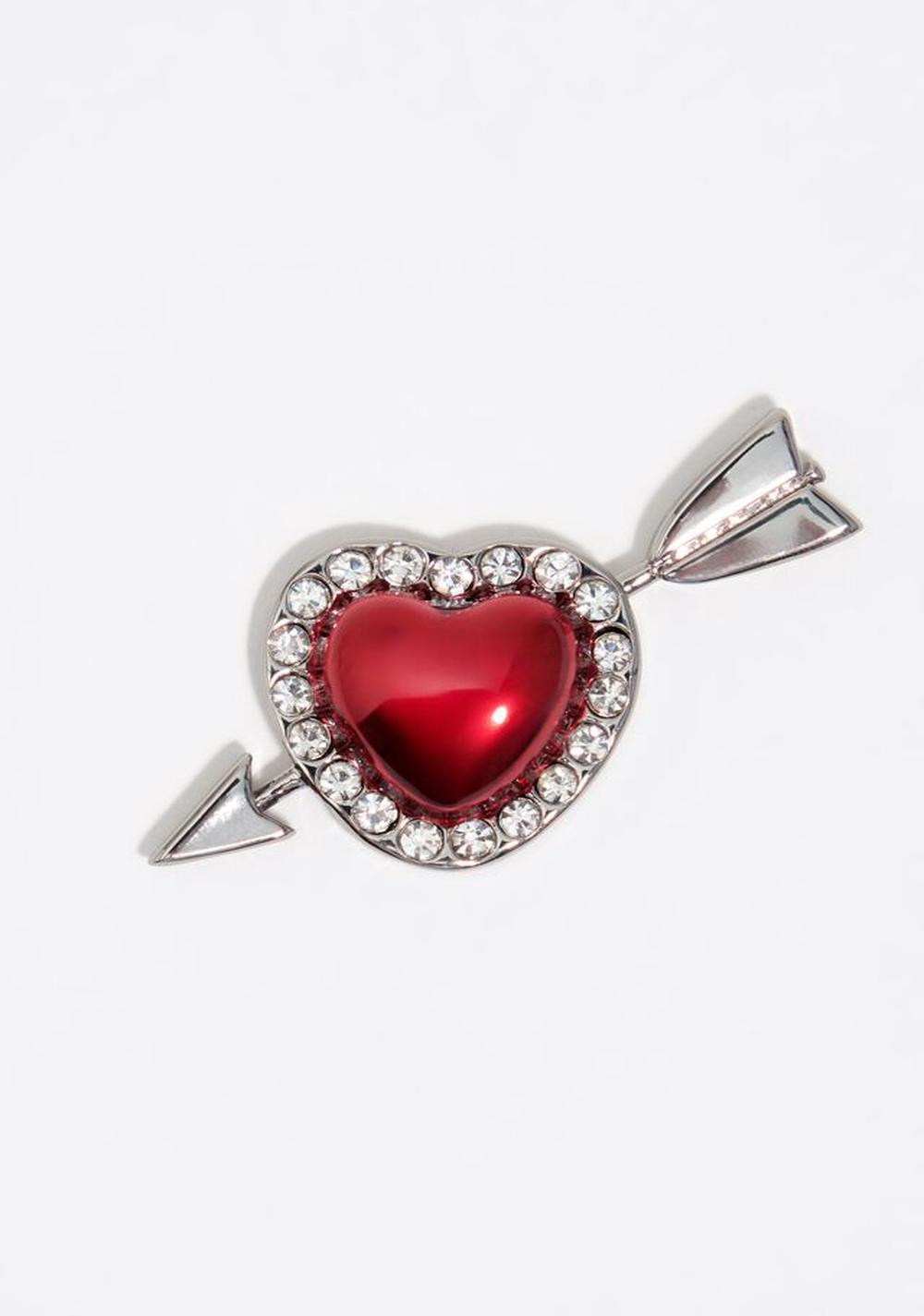 Zarcillos con Forma de Corazón y Flechas Bimba y Lola