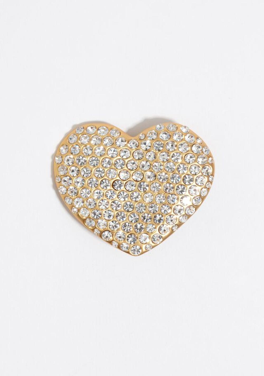 Zarcillos con Forma de Corazón Maxicristales Bimba y Lola