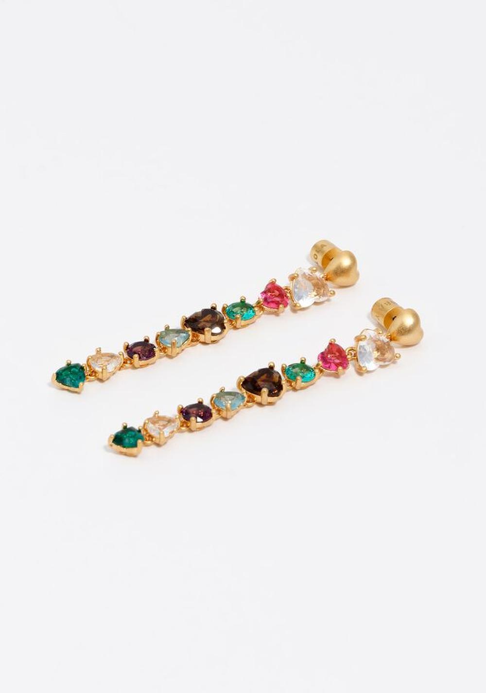 Zarcillos con Forma con de Corazónes Cristal Bimba y Lola