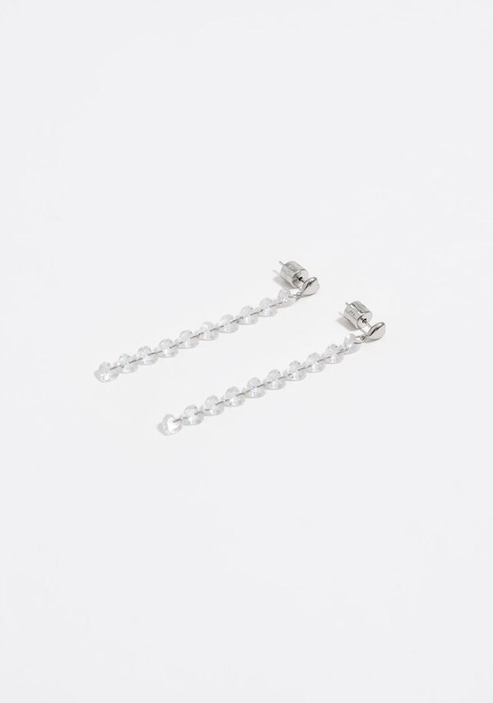 Zarcillos con Forma con de Corazónes Cristaless Bimba y Lola