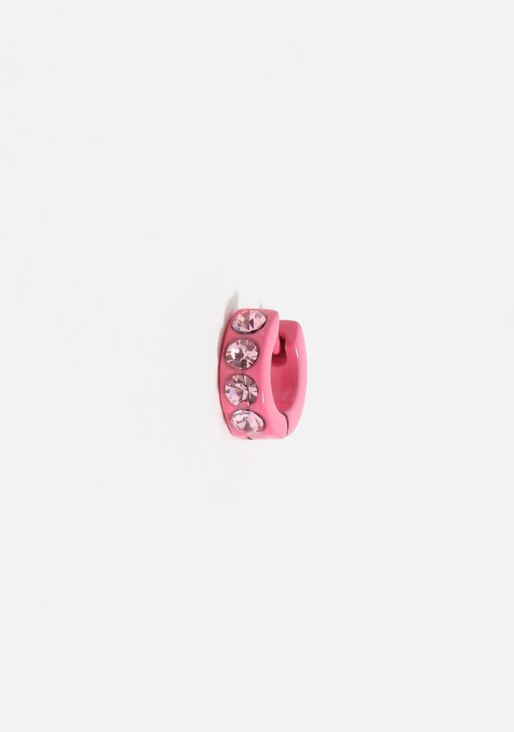 Zarcillos Mini Aro Cristales Bimba y Lola