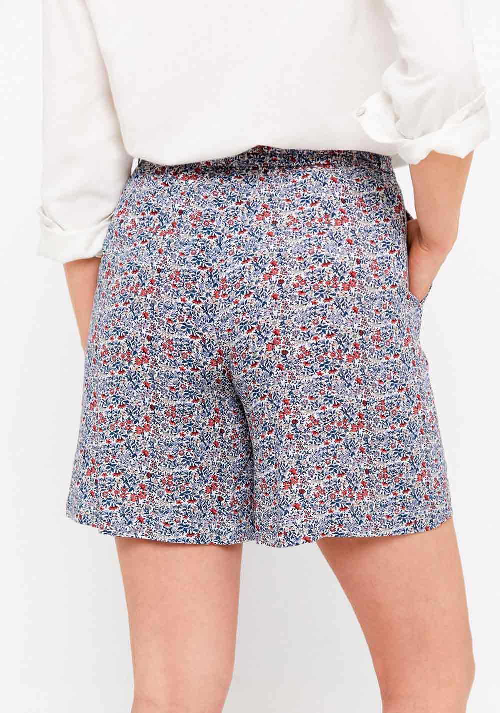 Bermuda Fluida Estampada Cortefiel 3