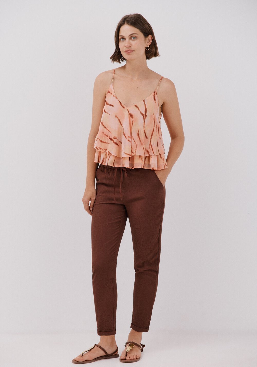 Blusa Estampada Fluida Cortefiel 4