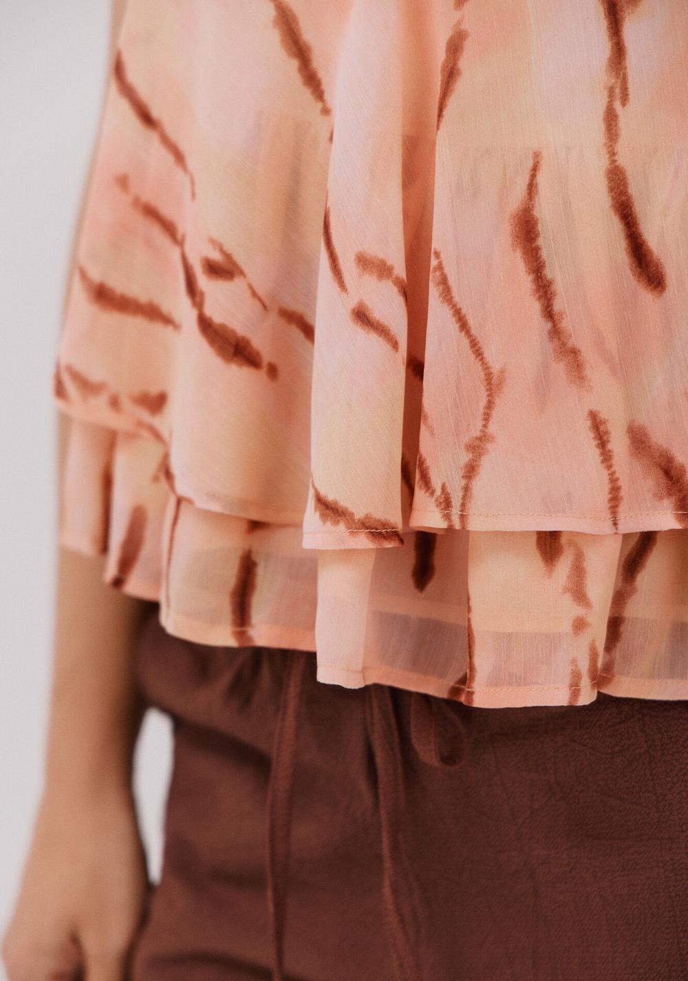 Blusa Estampada Fluida Cortefiel 2